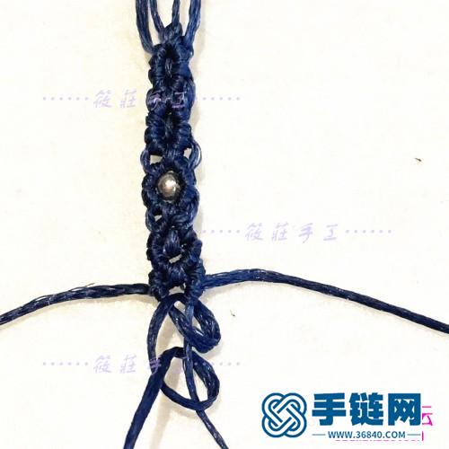 瑪瑙平安扣項鏈的制作方法