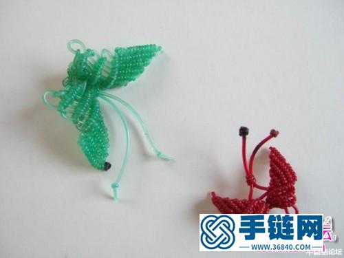 繩編蝴蝶教程圖解，塑料繩編蝴蝶詳細編法