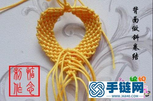 繩結(jié)心型掛飾的制作方法圖片
