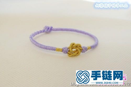 同心結手鏈編法圖解