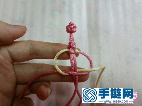 繩編團錦結腰帶的方法