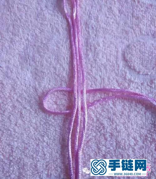 用斜卷結編一朵美麗的太陽花