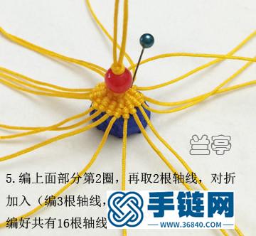 一步步教你繩編小葫蘆掛飾教程（蘭亭作品）