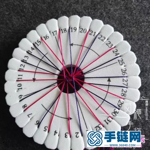 盤編手鐲的方法圖解