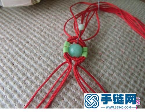 中國結手鏈的詳細編法步驟圖