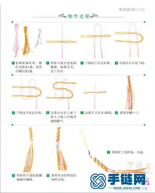 學編中國結配飾，各種簡單中國結的編法圖解（全書）