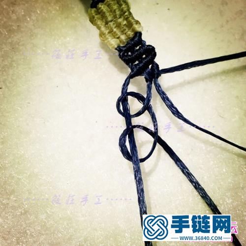 瑪瑙平安扣項鏈的制作方法