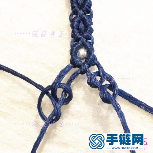 瑪瑙平安扣項鏈的制作方法