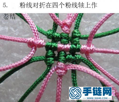 一步步教你繩結立體心掛件的編法