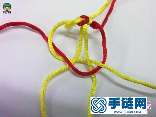 心心相印中國結編法，2個心形中國結的編法圖解