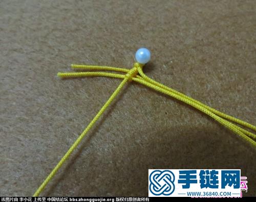 中國結編織花嫁耳墜方法圖解