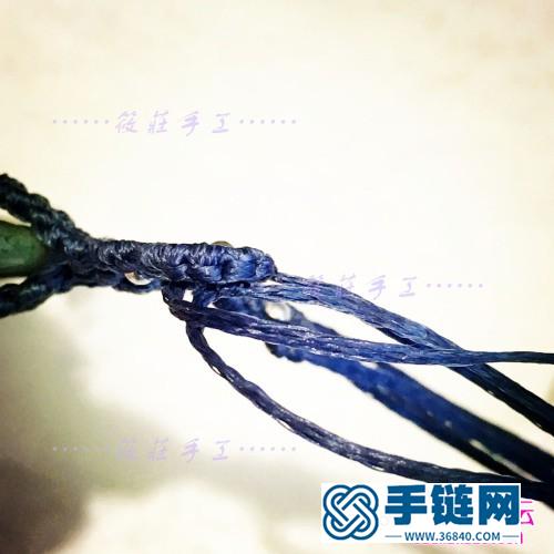 瑪瑙平安扣項鏈的制作方法