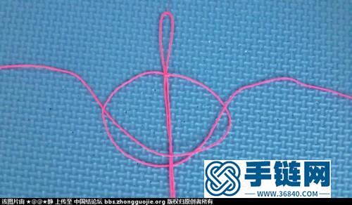 繩編斜卷結(jié)手鏈教程