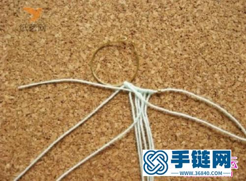 中國結編織精美串珠耳環圖解