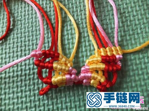 繩編蝴蝶教程圖解，塑料繩編蝴蝶詳細(xì)編法