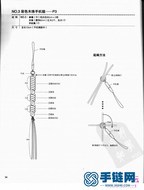 麻繩編織方法：《用麻繩編織幸運小飾物2》（全書）