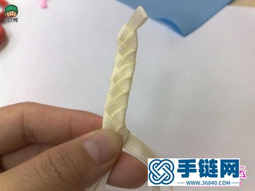 中國結藝繩編小拖鞋教程