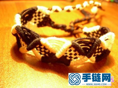 繩編“雙蛇”手鏈步驟圖片