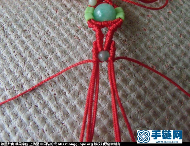中國結手鏈的詳細編法步驟圖