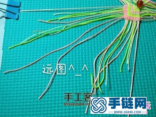 中國結編的粽子小飾品教程