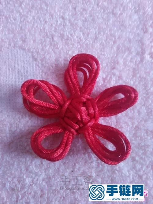 纏繩小花制作過程