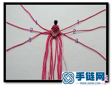 繩編小金魚教程、步驟圖