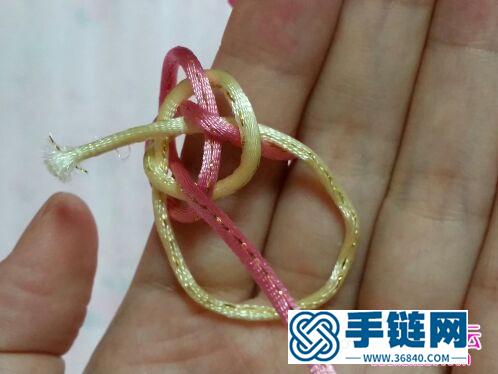 繩編團錦結腰帶的方法
