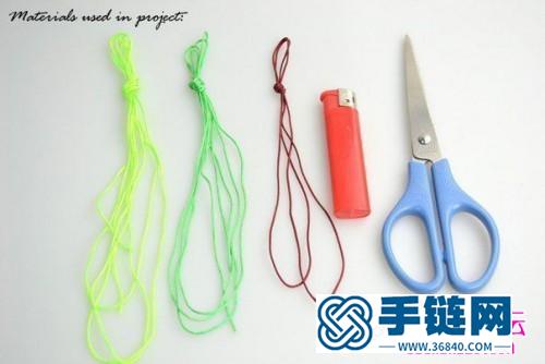 三款繩結手鏈的編法