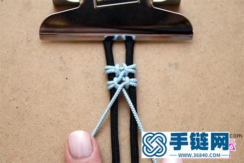 繩子手工編織手鏈教程