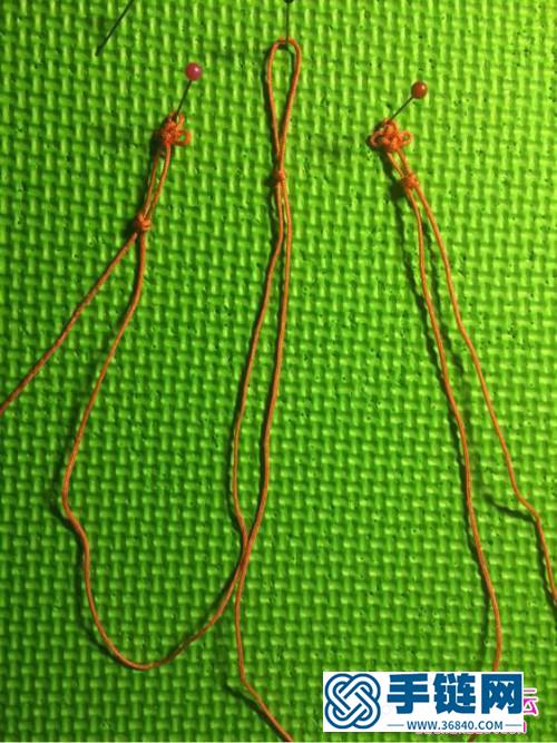 套色寶結(jié)掛飾的制作方法
