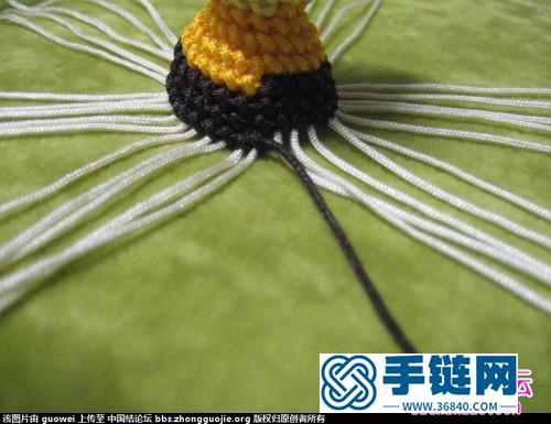 繩編小熊玩偶教程，中國結小熊玩偶編法步驟