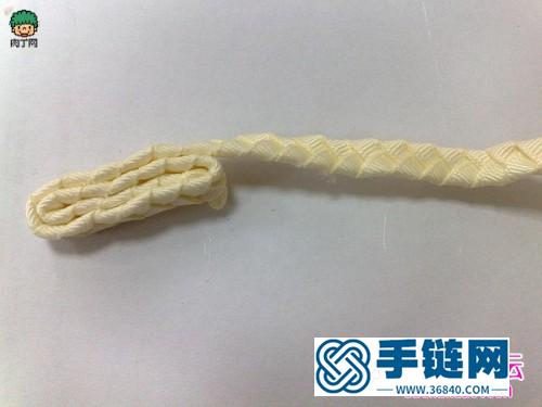 中國結藝繩編小拖鞋教程