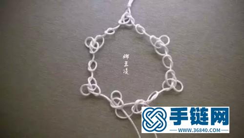 一步步教你繩編桃花結吊墜