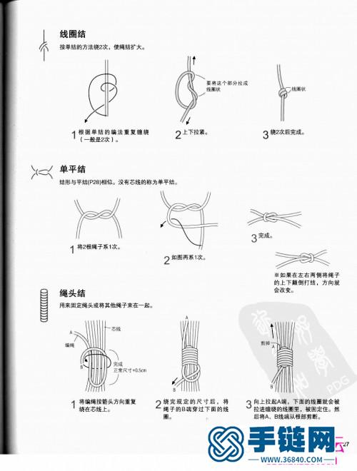 麻繩編織方法：《用麻繩編織幸運小飾物2》（全書）