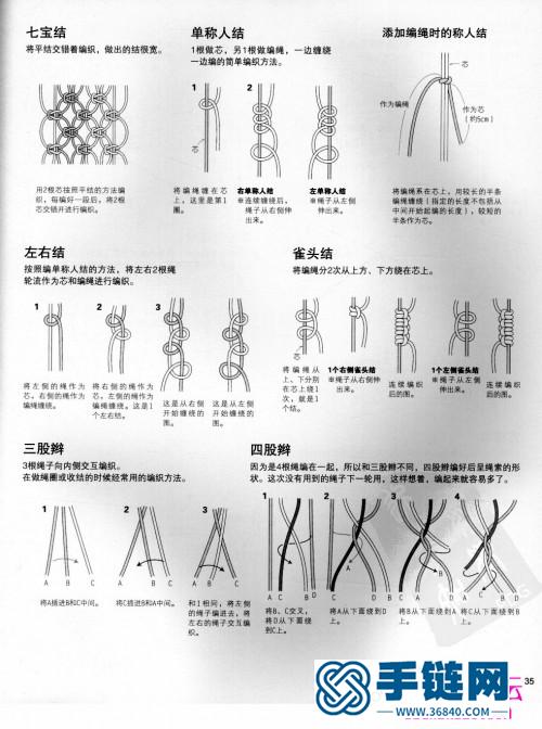 麻繩編織教程：《用麻繩編織幸運小飾物1》（全書）