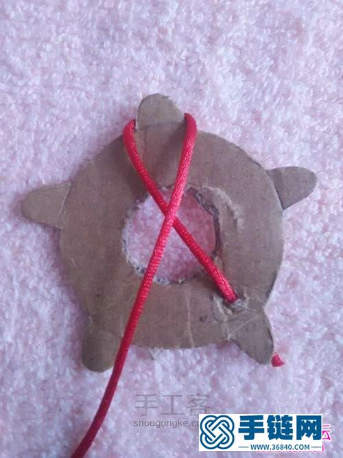 纏繩小花制作過程