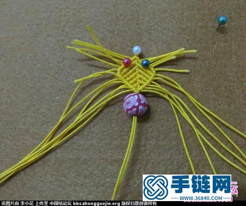中國結編織花嫁耳墜方法圖解