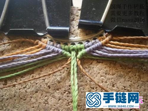 中國結編織貓頭鷹項鏈吊墜圖解