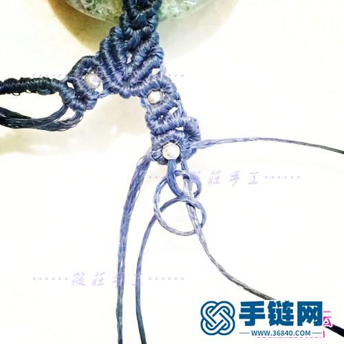 瑪瑙平安扣項鏈的制作方法