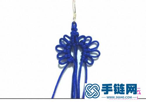 云雀結(jié)編的向陽花耳墜，有詳細編法步驟