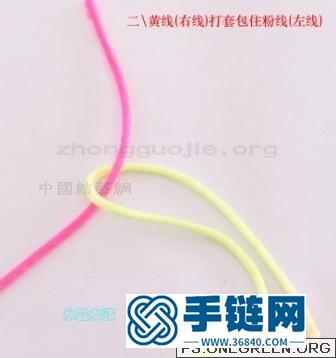 中國結 結藝相框 五角星花 抓耳蝴蝶 徒手盤長結 菱花盤長結 手鏈