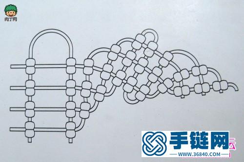 中國結斜卷結編蝴蝶教程