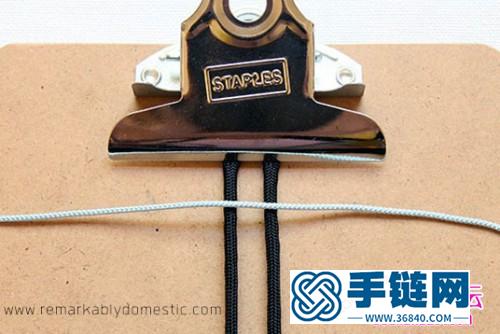 繩子手工編織手鏈教程