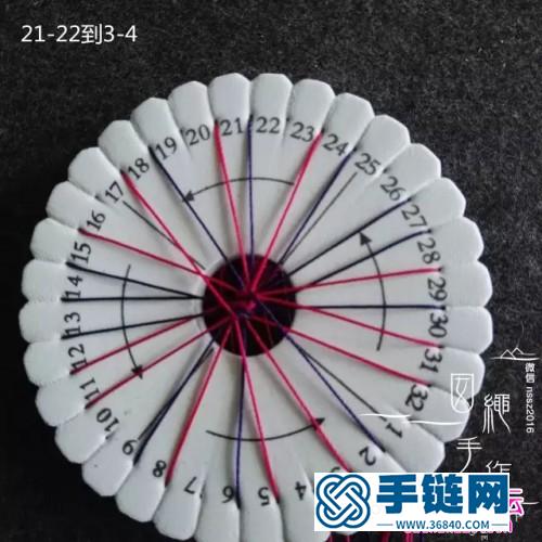 盤編手鐲的方法圖解