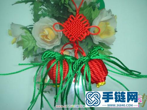 零基礎學習中國結(jié)石榴與桃心的編法，有詳細步驟