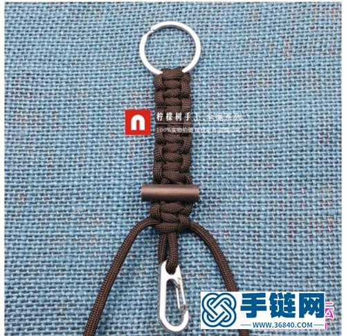 傘繩鑰匙鏈編織圖解