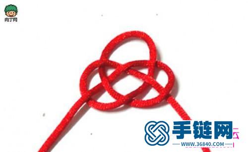 雙錢結筷子環的編法圖片步驟