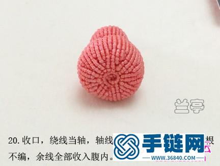 一步步教你繩編中葫蘆的方法圖片（蘭亭作品）