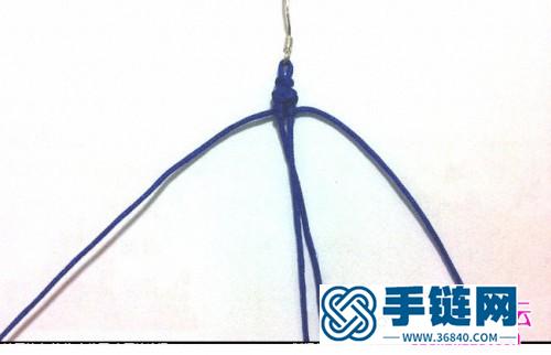 云雀結(jié)編的向陽花耳墜，有詳細編法步驟