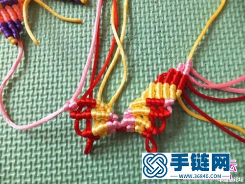 繩編蝴蝶教程圖解，塑料繩編蝴蝶詳細(xì)編法